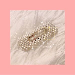 🎁 Pearl Hair Clip✨_Handmade Craftsmanship